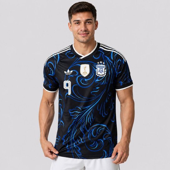 Camisa Adidas Argentina Away 2026 9 J. ALVAREZ