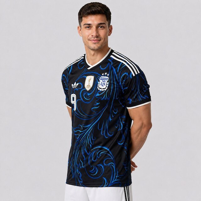 Camisa Adidas Argentina Away 2026 9 J. ALVAREZ