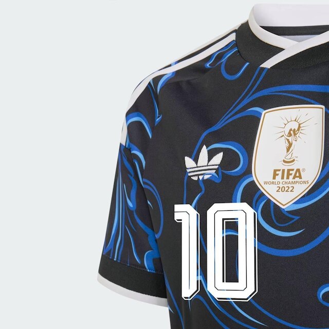 Camisa Adidas Argentina Away 2026 Juvenil 10 Messi