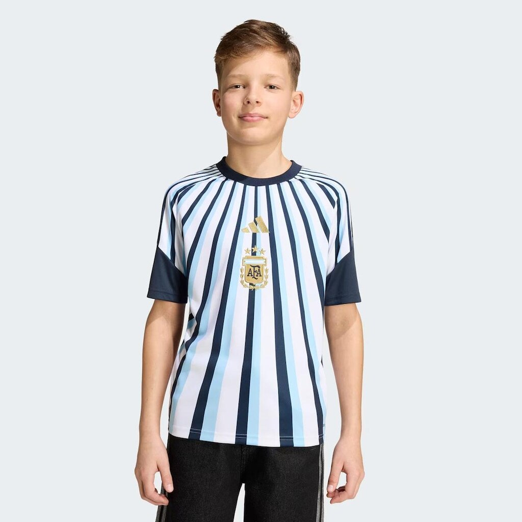 Camisa Adidas Argentina Pré-Jogo I 2026 Juvenil