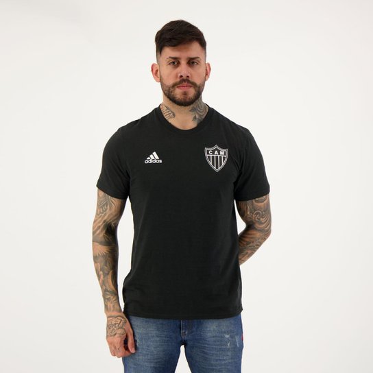Camisa Adidas Atlético Mineiro Concentração 2022 - Preto Menor preço em Camisa Adidas Atlético Mineiro Concentração 2022 - Preto