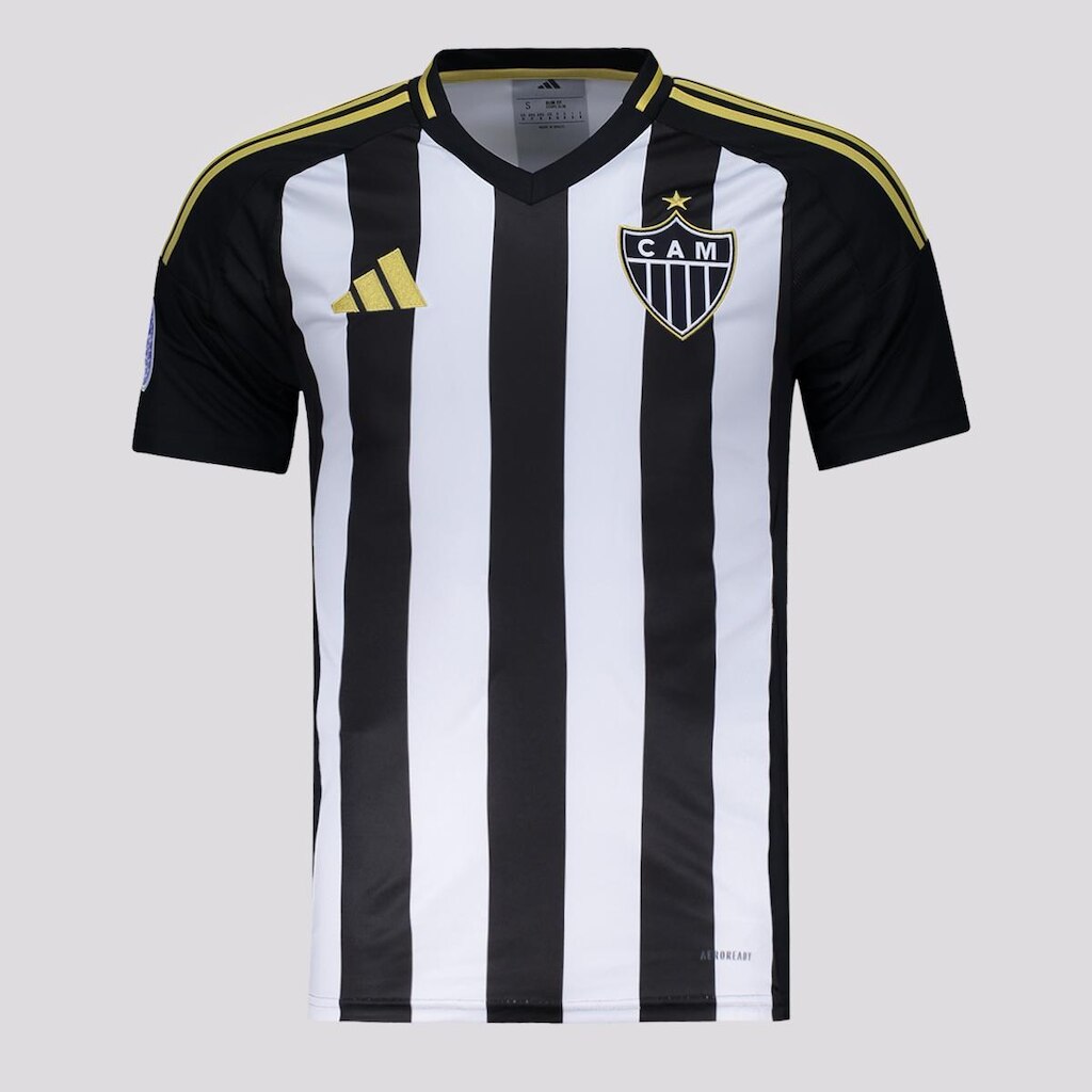 Camisa Adidas Atlético Mineiro I 2025 Patch Sul-Americana