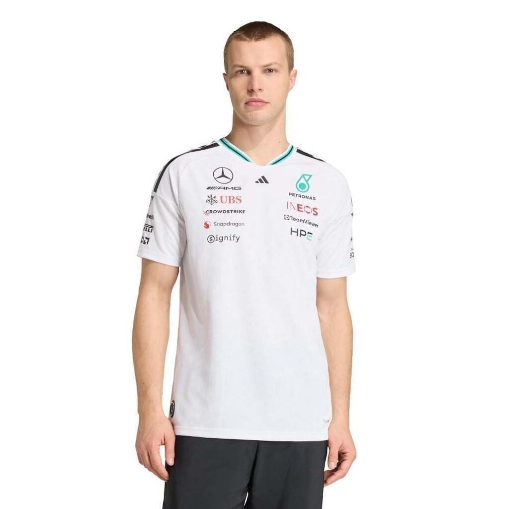 Camisa Adidas Authentic Mercedes - Amg Petronas F1 Team Pilot Masculina