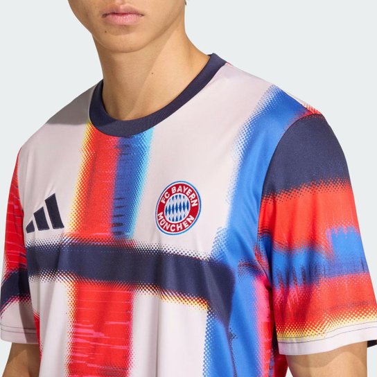 Camisa Adidas Bayern Pré-Jogo 2026