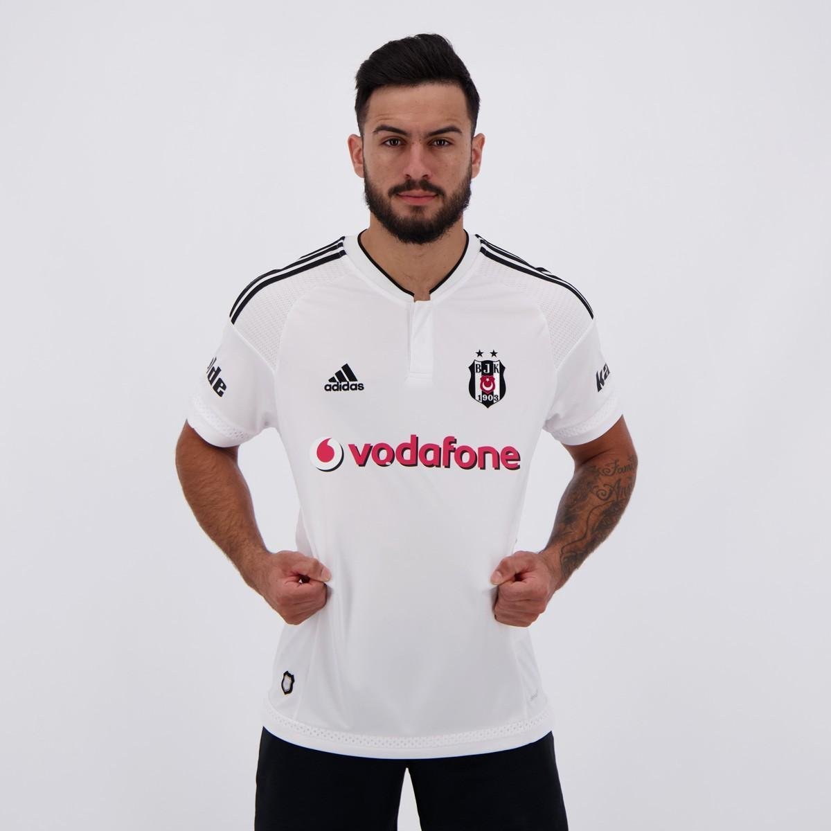 Camisa Adidas Besiktas Home 2016 - Branco | Netshoes