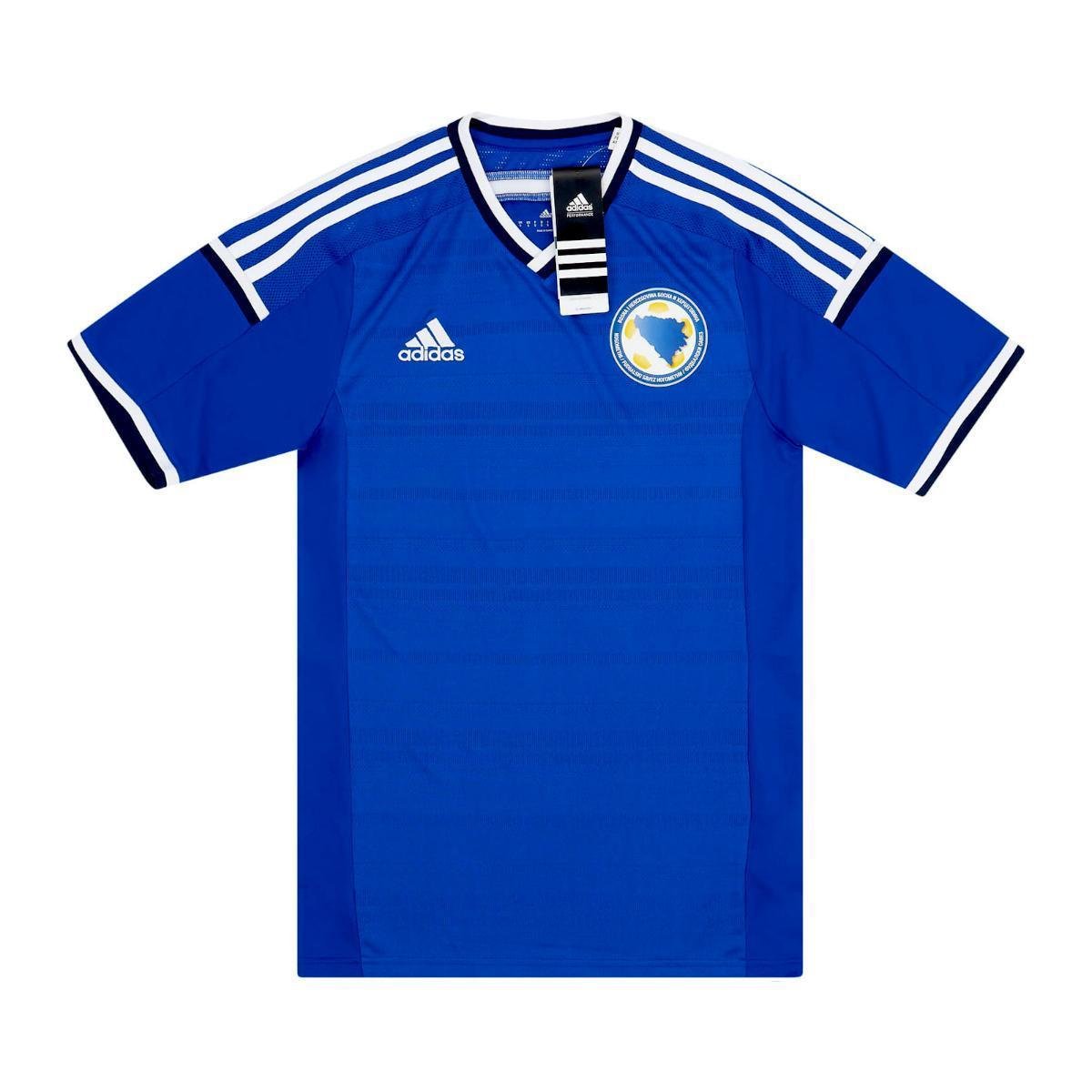 Camisa Adidas Bósnia e Herzegovina 2014 Home Masculina - Azul