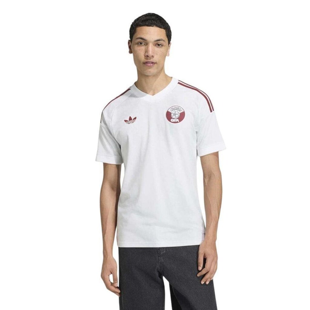 Camisa Adidas Catar II 2026/27 Masculino - Branco M