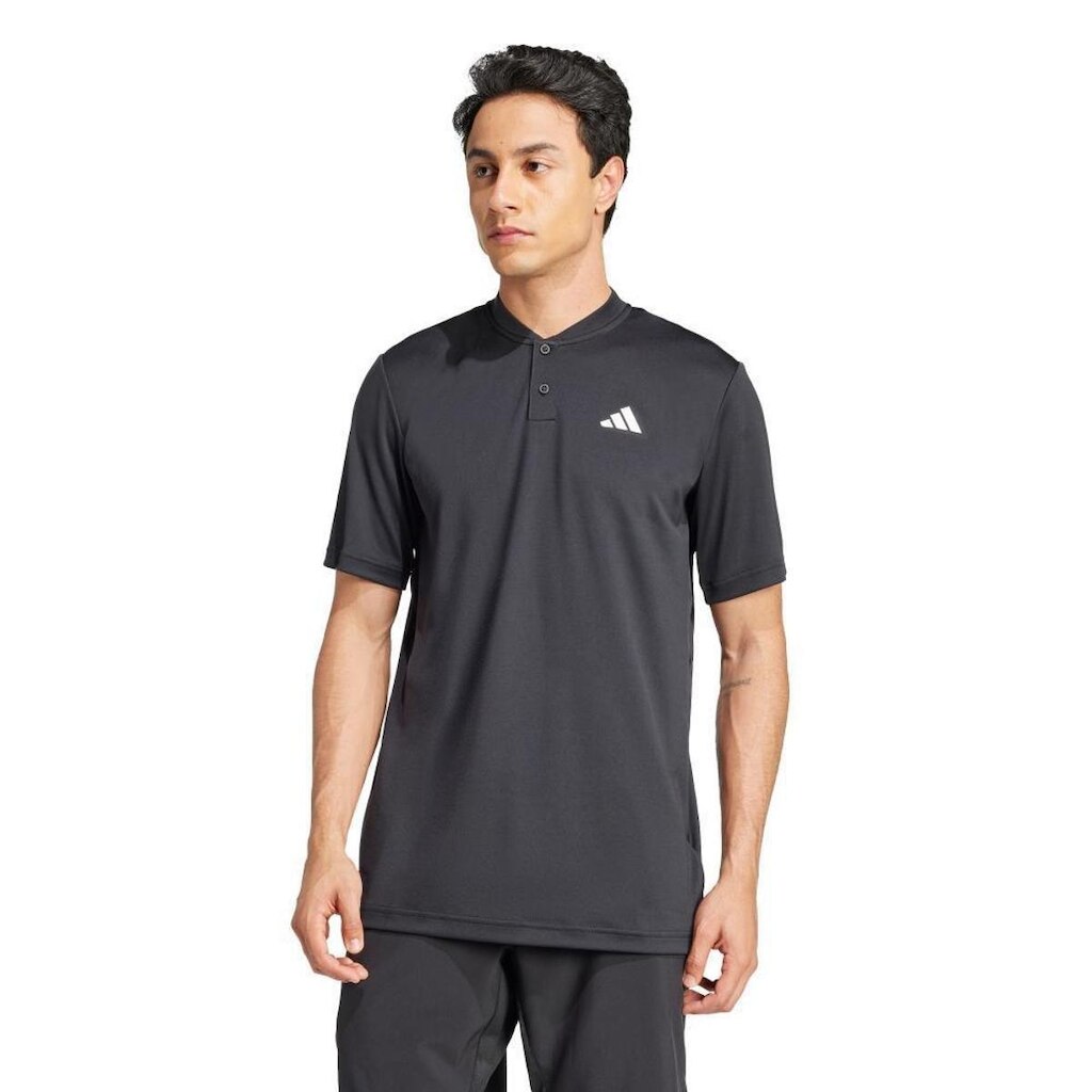 Camisa Adidas de Tênis Henley Club Climacool Masculina