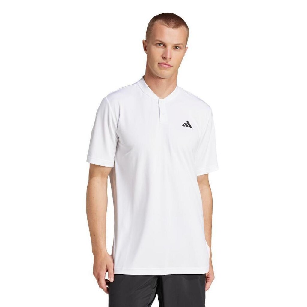 Camisa Adidas de Tênis Henley Club Climacool Masculina