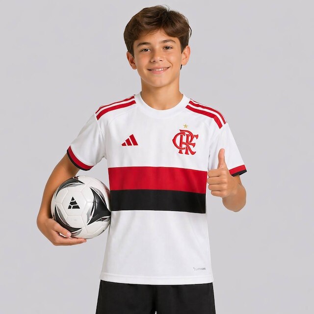Camisa Adidas Flamengo II 2026 Juvenil