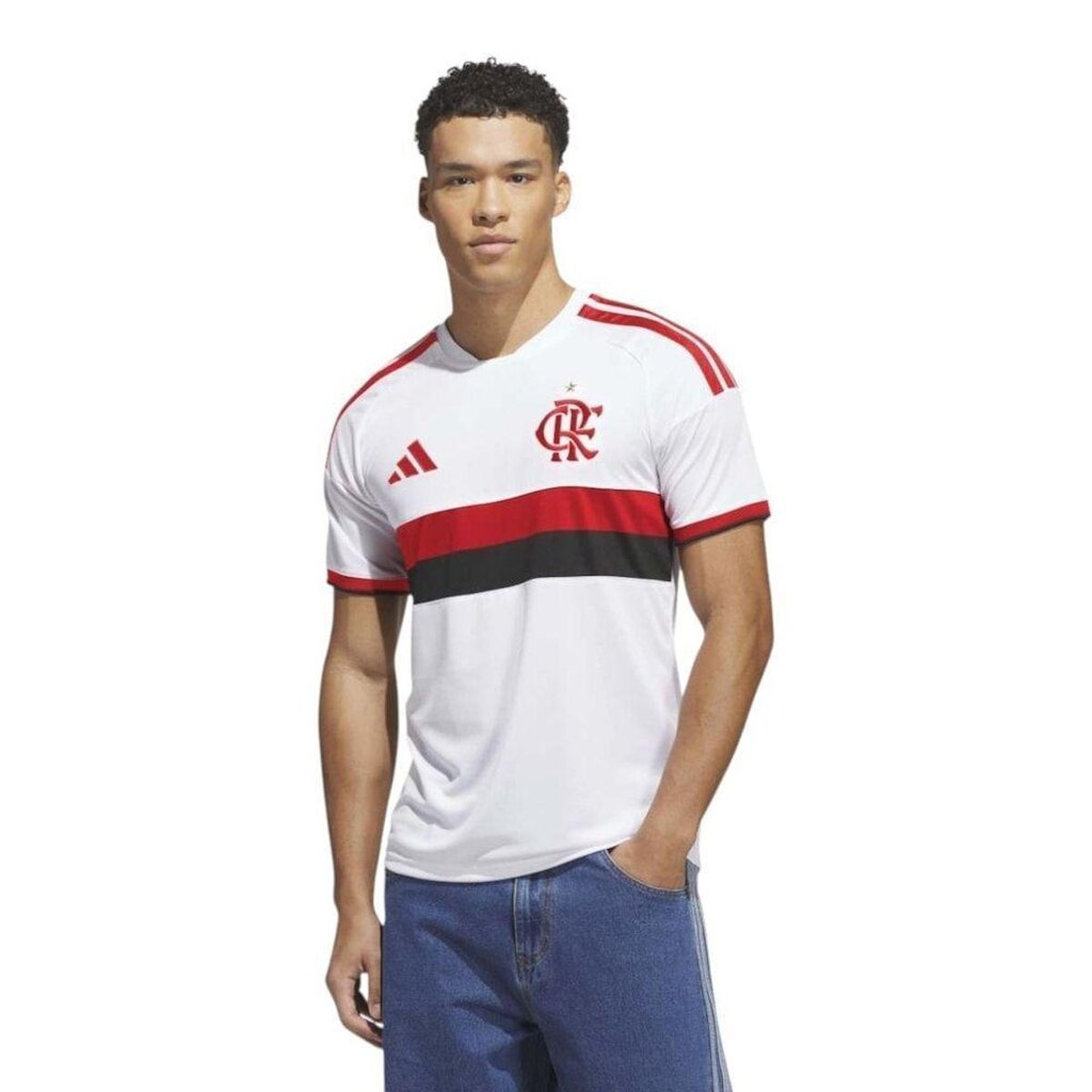 Camisa Adidas Flamengo II 2026/27 Masculina - Branco 2GG