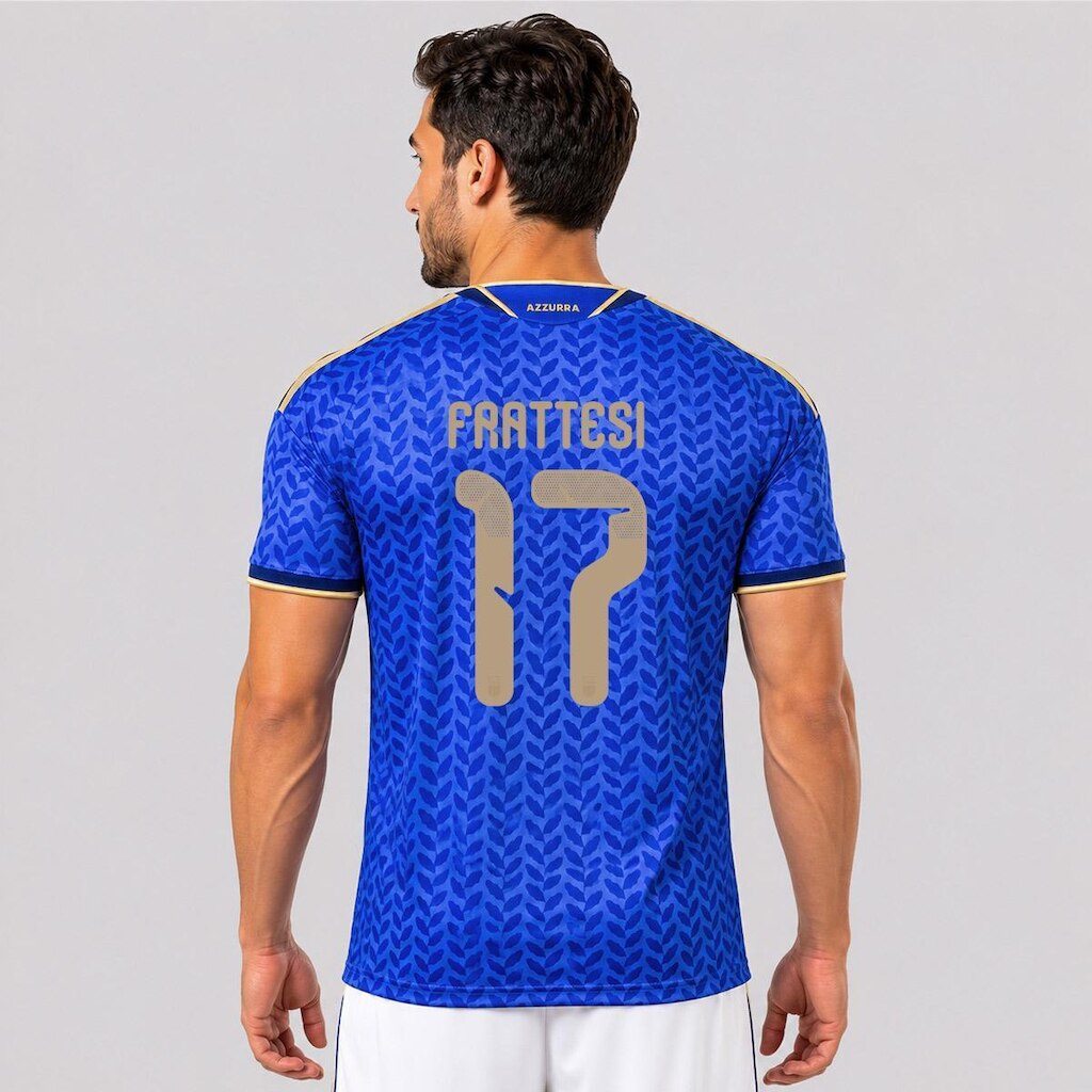 Camisa Adidas Itália Home 2026 17 D. Frattesi