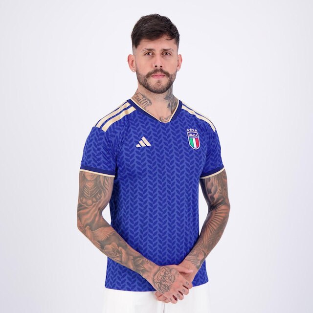 Camisa Adidas Itália Home 2026 Masculina