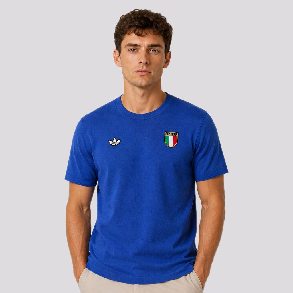 Camisa Adidas Itália I 1970 Masculino
