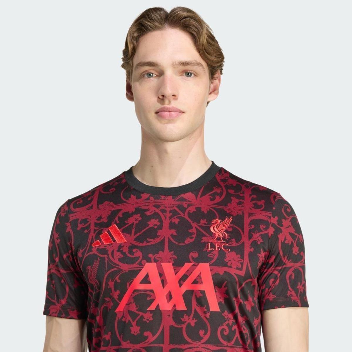 Camisa Adidas Liverpool Fc 25/26 Masculina - Preto+Vermelho | Netshoes