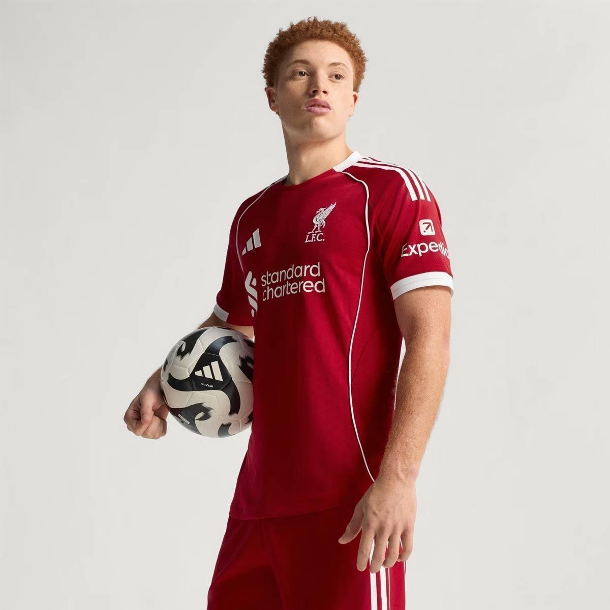 Camisa Adidas Liverpool Home 2026 Jogador Masculina
