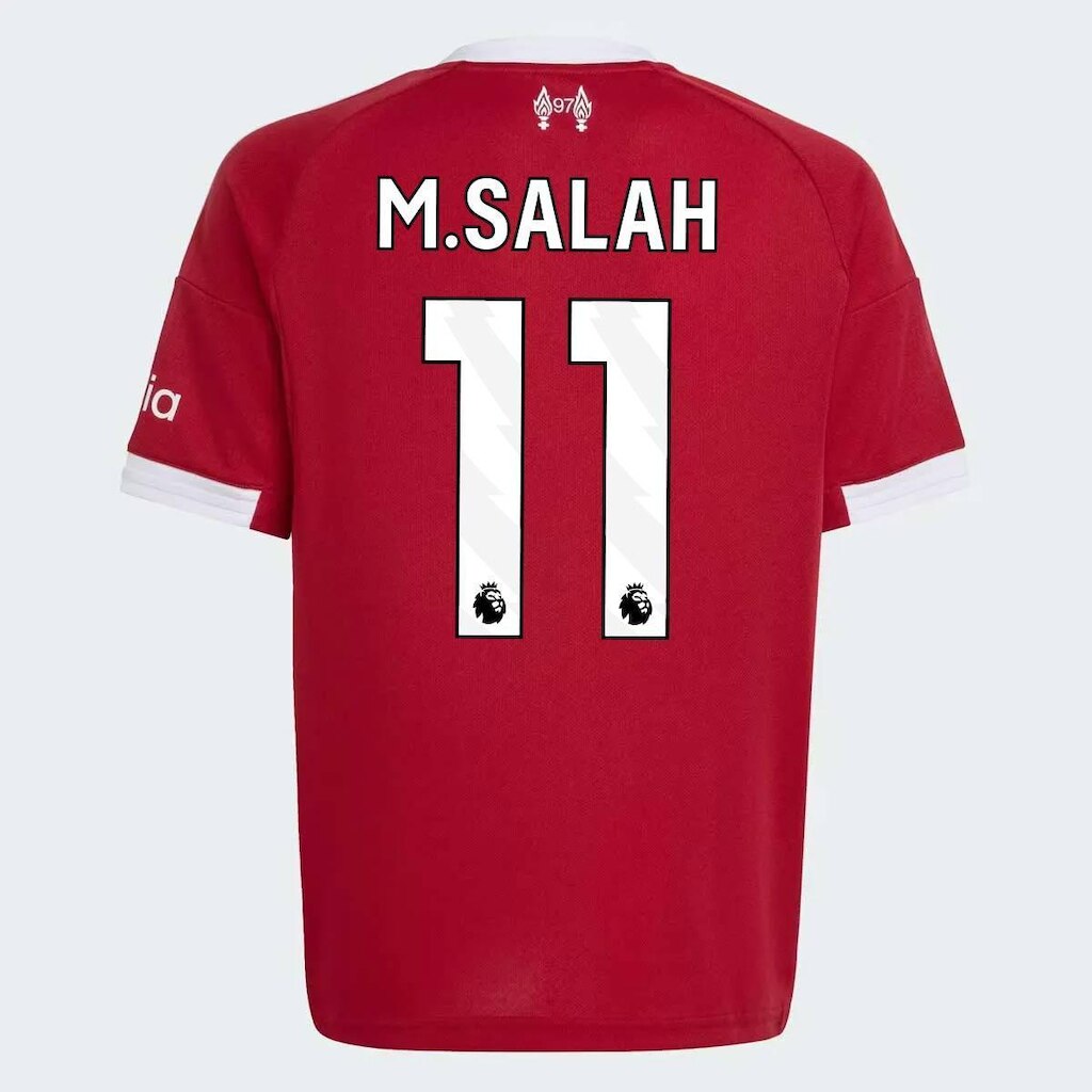 Camisa Adidas Liverpool Home 2026 Juvenil 11 M.Salah