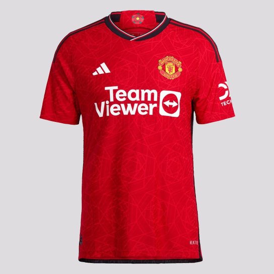 Camisa Adidas Manchester United Home 2024 Jogador - Vermelho Menor preço em Camisa Adidas Manchester United Home 2024 Jogador - Vermelho