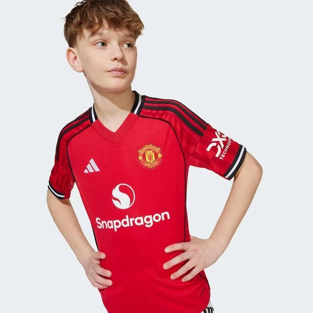 Camisa Adidas Manchester United Home 2026 Juvenil 10 Cunha
