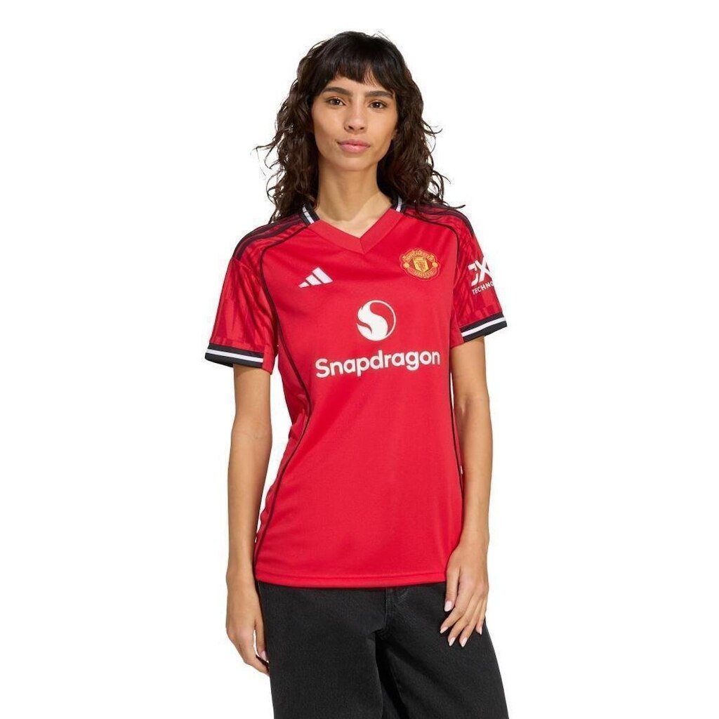 Camisa Adidas Manchester United I 25/26 Feminina