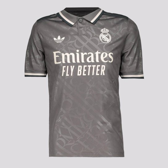Camisa Adidas Real Madrid Third 2025 Juvenil