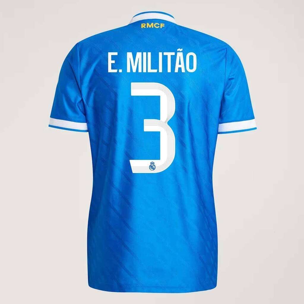 Camisa Adidas Real Madrid Third 2026 Jogador 3 E. Militão
