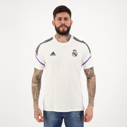 Camisa Adidas Real Madrid Treino 2023 Branca - Branco | Netshoes