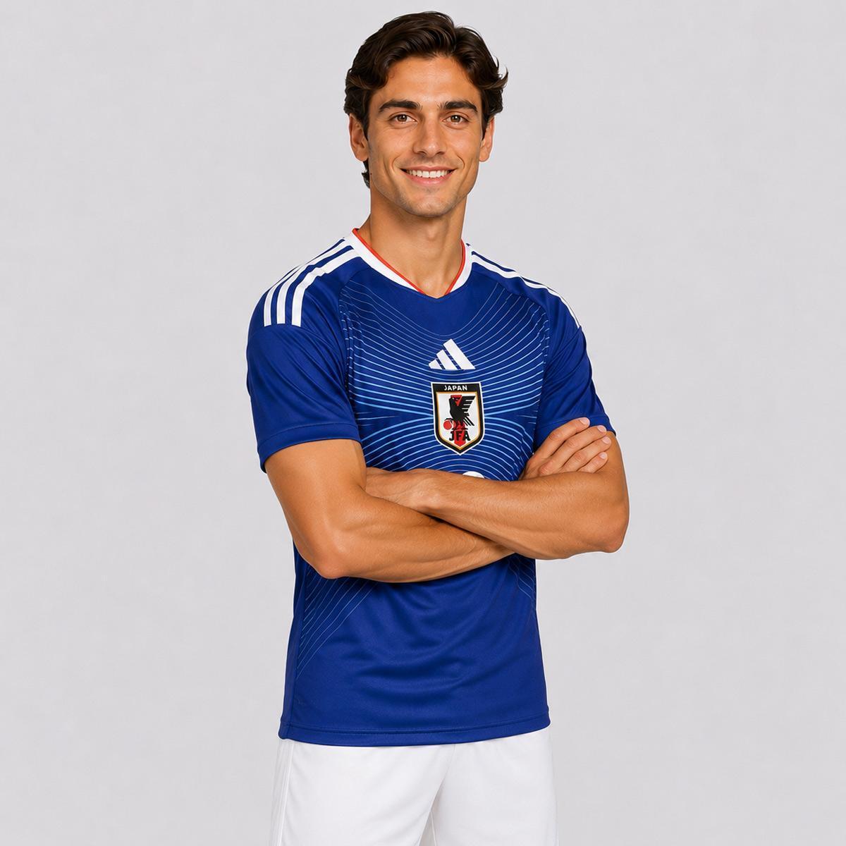 Camisa Adidas Seleção Japão Y-3 Home 2024/25 Masculina - Azul