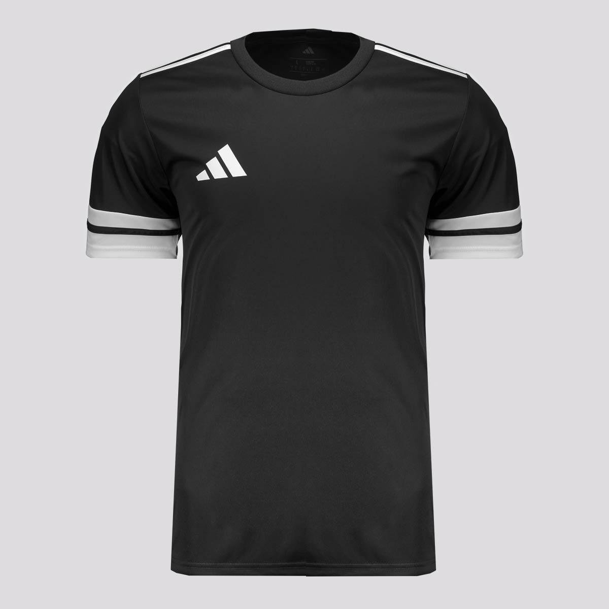 Camisa Adidas Squadra 25 Preta Menor preço em Camisa Adidas Squadra 25 Preta