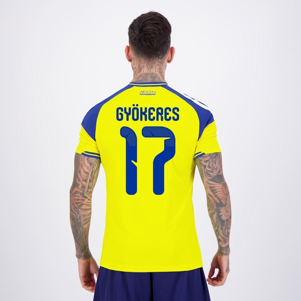 Camisa Adidas Suécia Home 2026 17 GYÖKERES