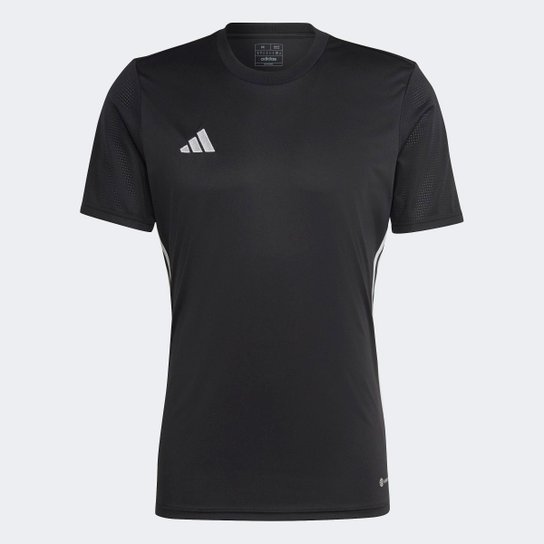 Camisa Adidas Tabela 23 Masculina - Preto+Branco Menor preço em Camisa Adidas Tabela 23 Masculina - Preto+Branco