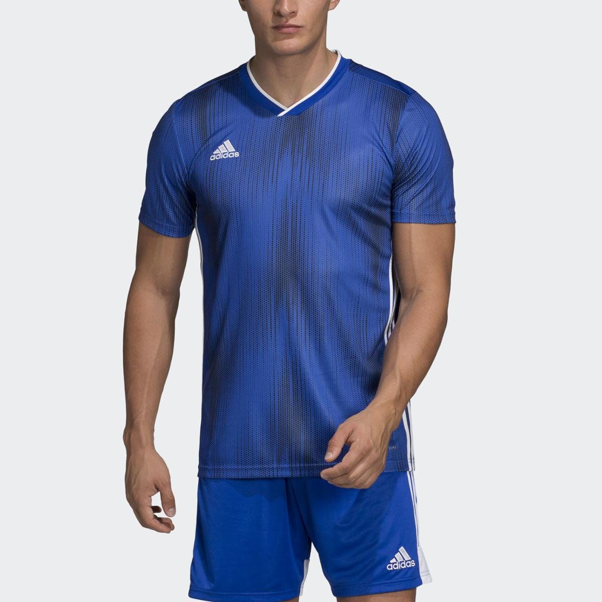 adidas camisa azul