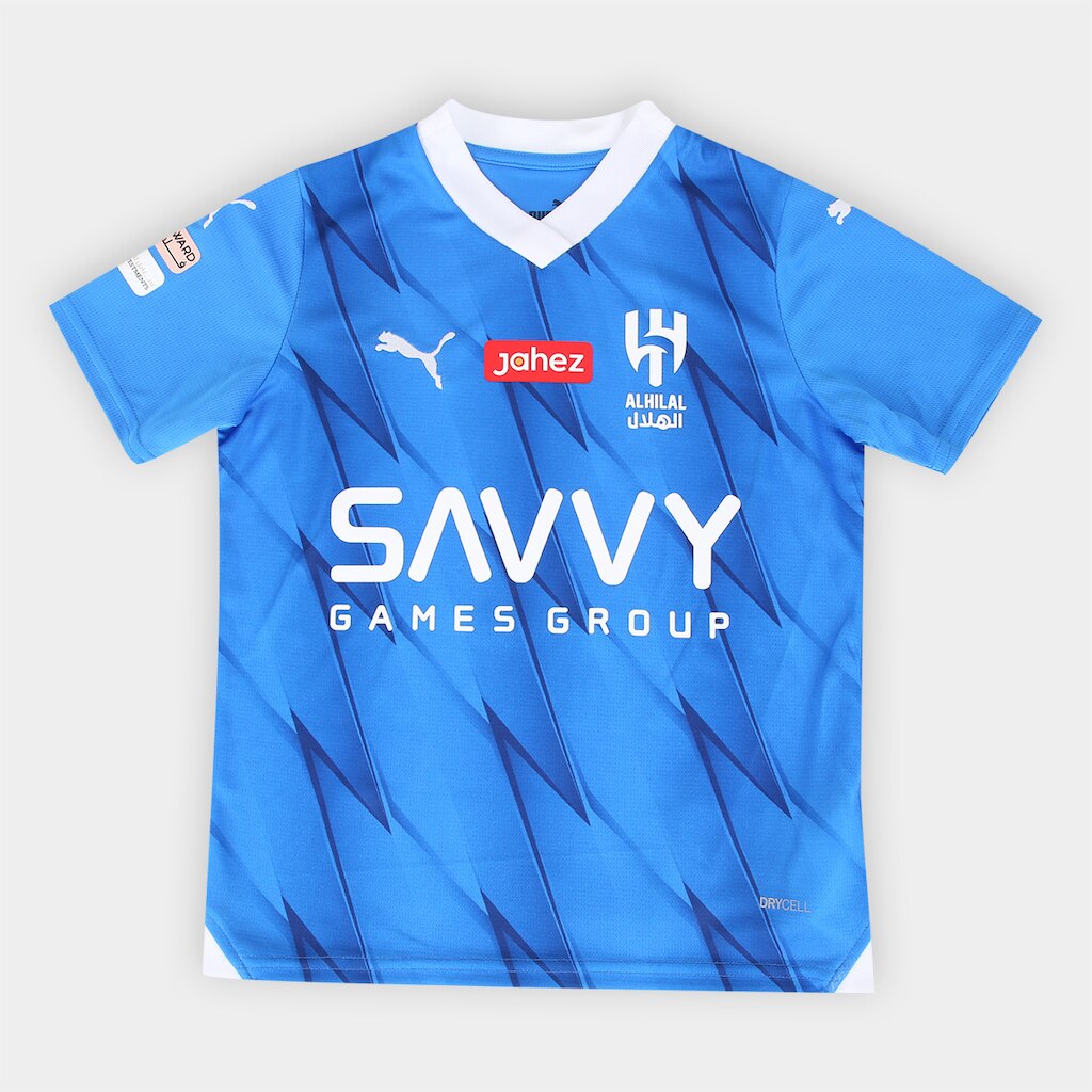 Camisa Ah Hilal Home Infantil 24/25 Puma Neymar Jr 10