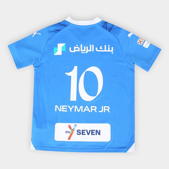 Camisa Ah Hilal Home Infantil 24/25 Puma Neymar Jr 10