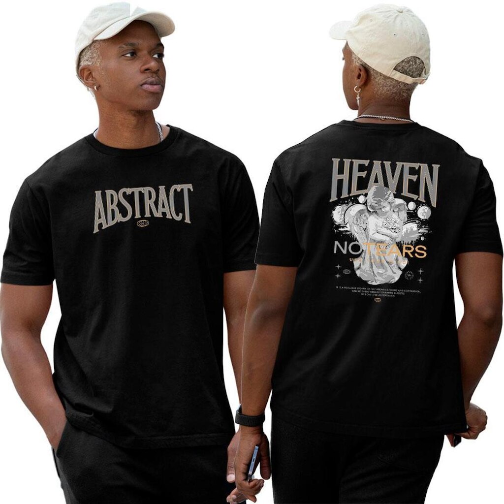 Camisa Algodão Basica‎ Heaven Abstract Notears Street