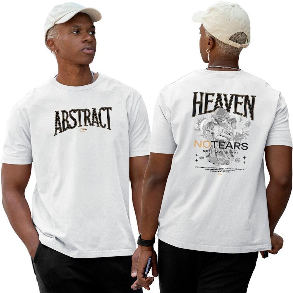 Camisa Algodão Basica‎ Heaven Abstract Notears Street