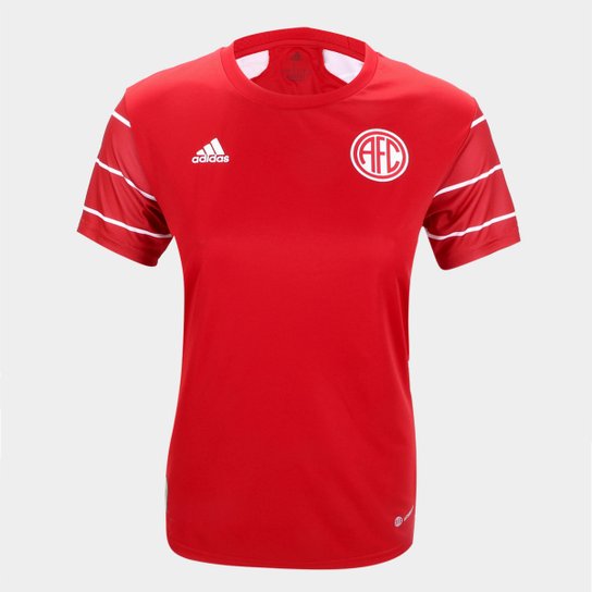 Camisa America RJ I 22/23 s/n° Torcedor Adidas Feminina - Vermelho+Branco Menor preço em Camisa America RJ I 22/23 s/n° Torcedor Adidas Feminina - Vermelho+Branco
