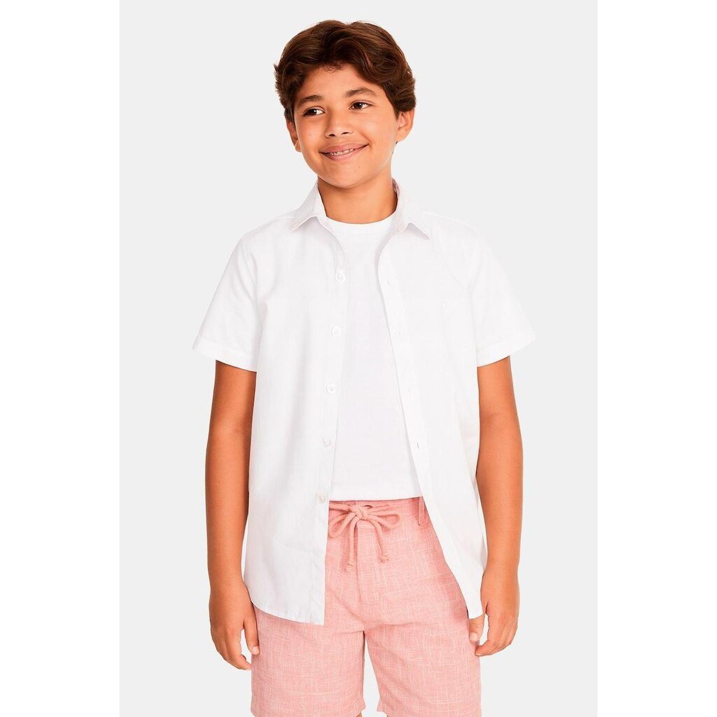 Camisa Aramis Infantil Regular Manga Curta Branco