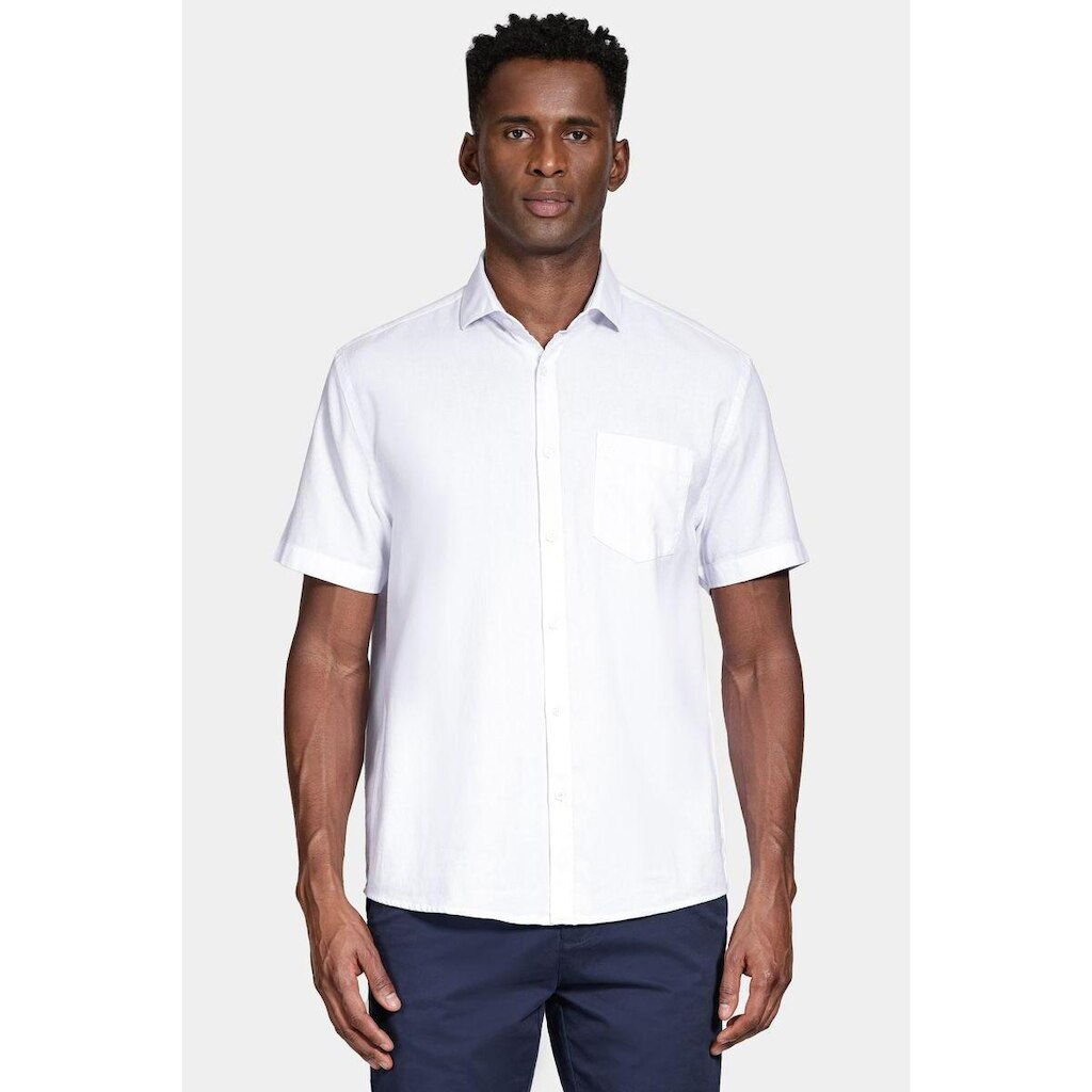 Camisa Aramis Manga Curta Algodão Branco