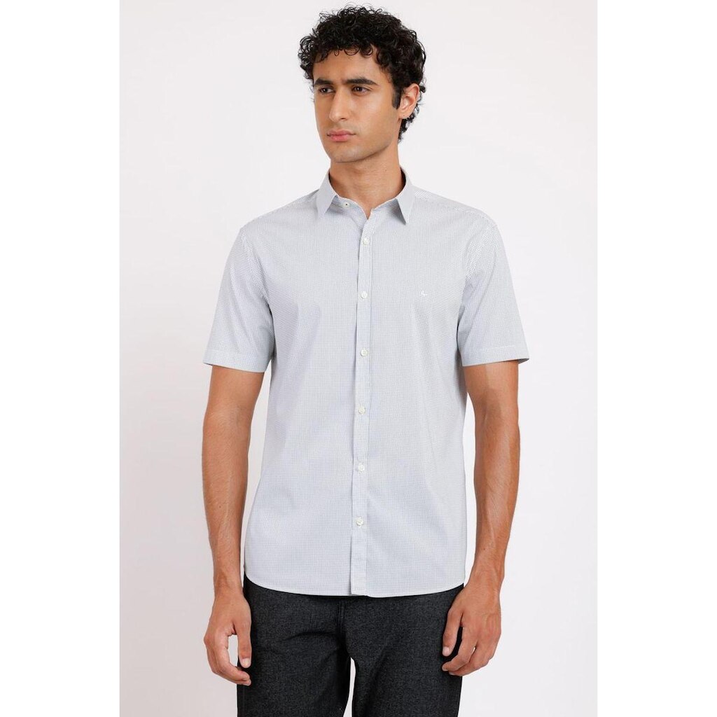 Camisa Aramis Manga Curta Slim Branca