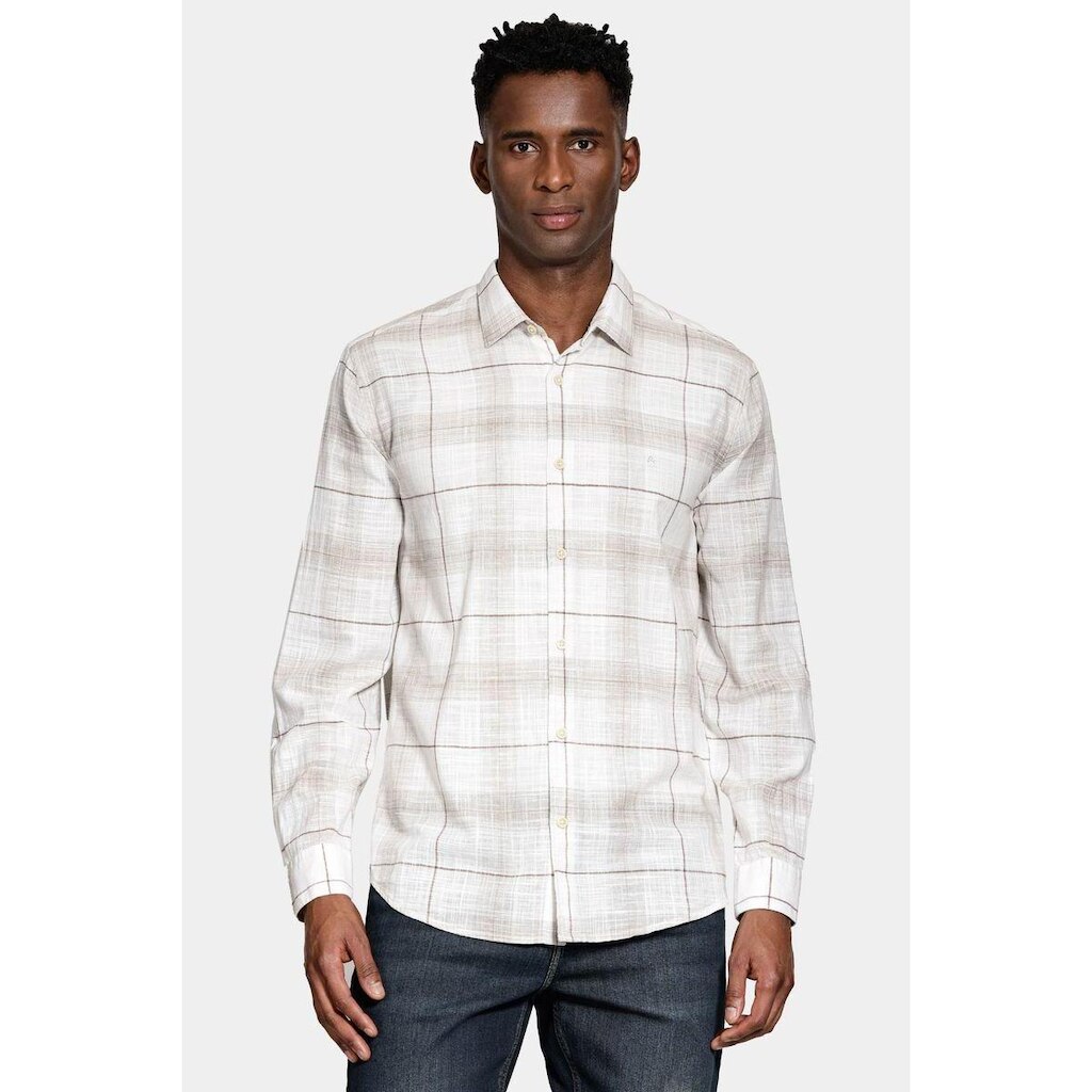 Camisa Aramis Manga Longa Regular Algodão Xadrez