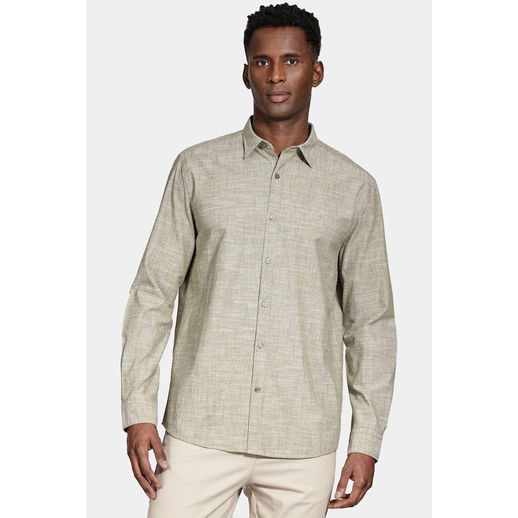 Camisa Aramis Manga Longa Regular Flamê Verde Militar