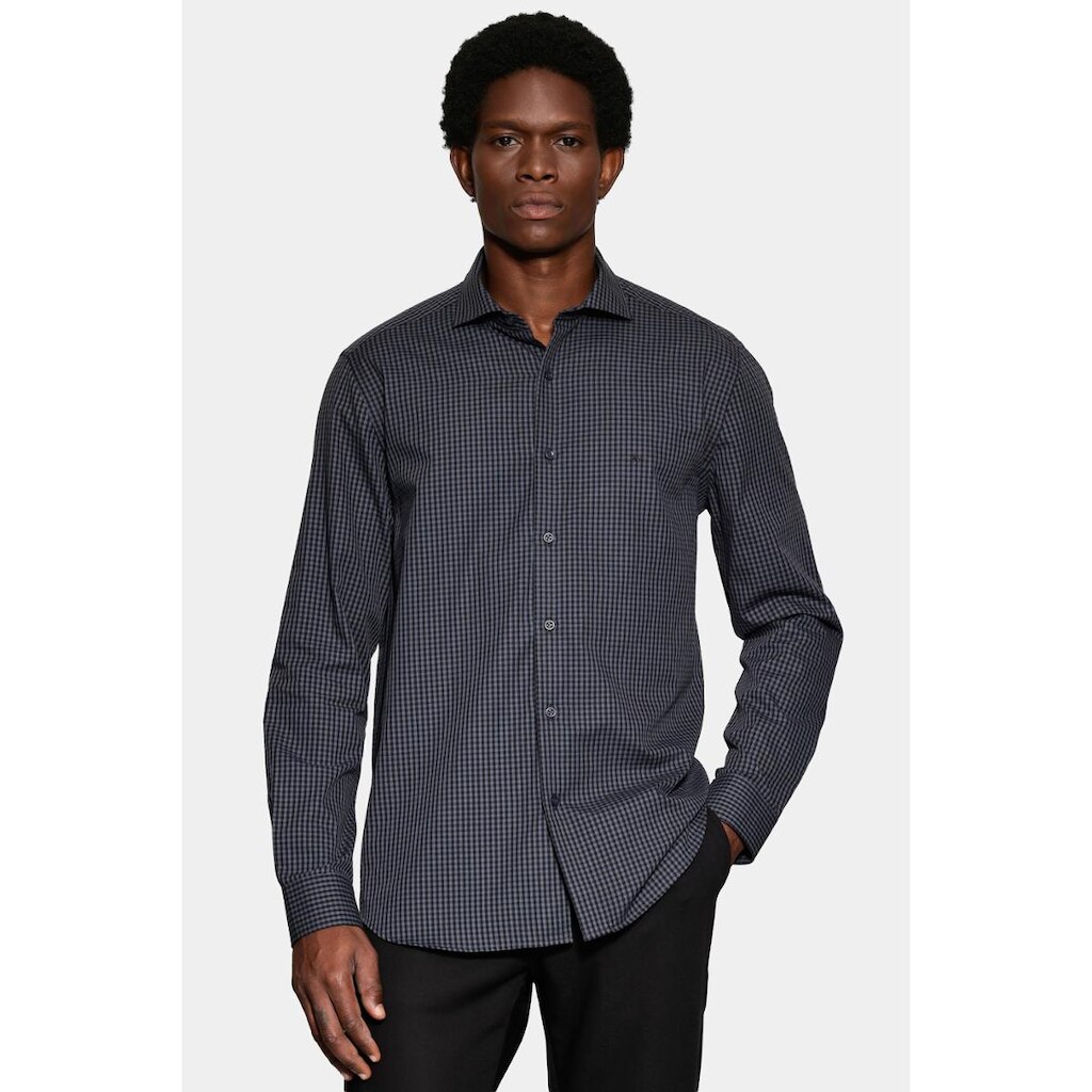Camisa Aramis Manga Longa Slim Mini Xadrez