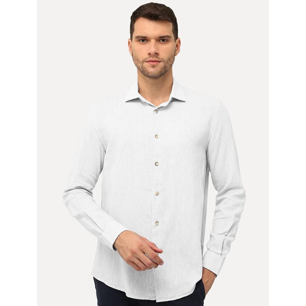 Camisa Aramis Slim Linho Algodão Masculina