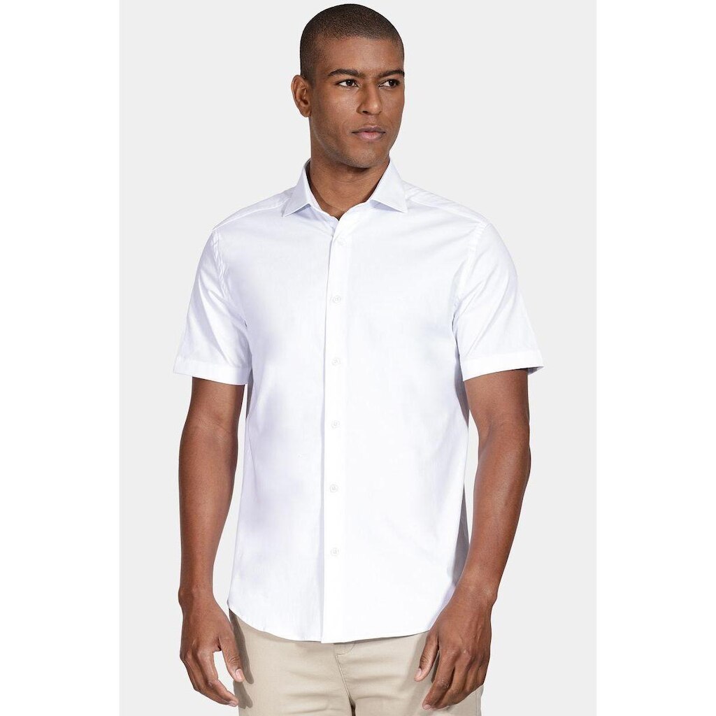 Camisa Aramis Slim Tricoline Stretch Branco