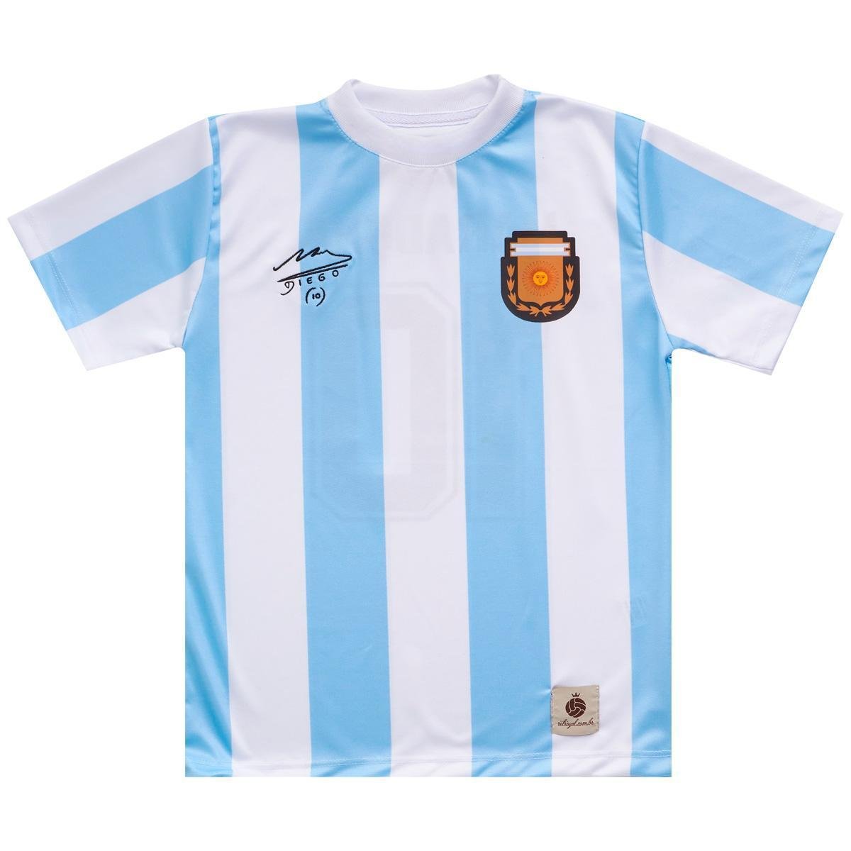 Camisa Argentina Maradona Retrô 1986 Infantil Juvenil Unissex é ruim? Camisa Argentina Maradona Retrô 1986 Infantil Juvenil Unissex é boa?
