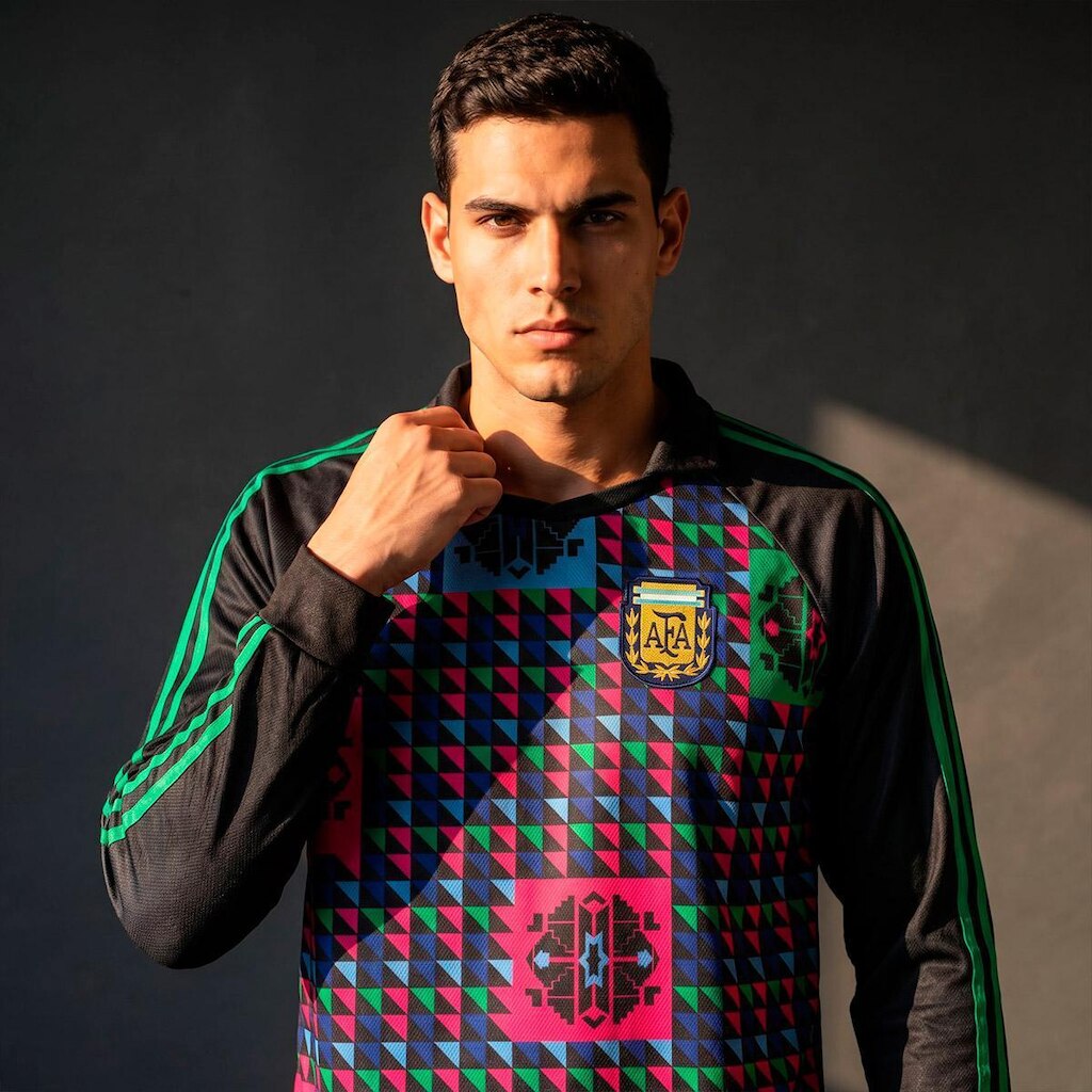 Camisa Argentina Retrô Goleiro Goycochea 1990 Masculina