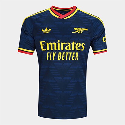 Camisa Arsenal Away 26/27 s/n Torcedor Adidas Masculina - Marinho