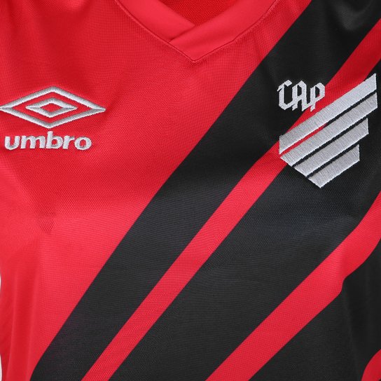 Camisa Athletico Paranaense I 24/25 s/n° Torcedor Umbro Feminina