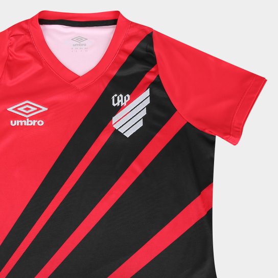 Camisa Athletico Paranaense I 24/25 s/n° Torcedor Umbro Feminina